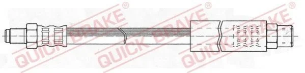 Тормозной шланг 304 мм QUICK BRAKE 32.303 (фото 1)