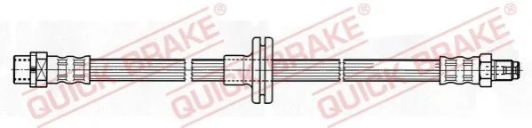 Гальмівний шланг 485 мм QUICK BRAKE 32.339 (фото 1)