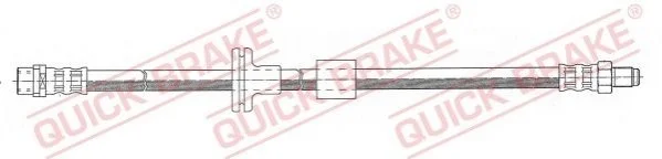 Тормозной шланг 485 мм QUICK BRAKE 32.409 (фото 1)