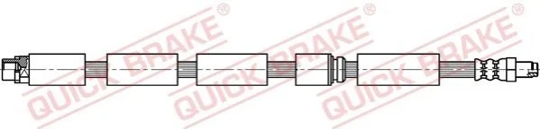Тормозной шланг 600 мм QUICK BRAKE 32.810 (фото 1)
