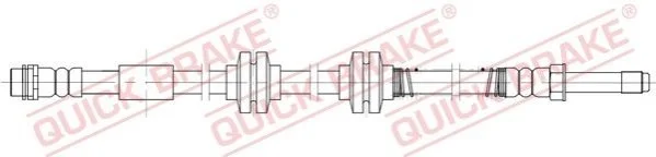 Гальмівний шланг 562 мм QUICK BRAKE 32.825 (фото 1)