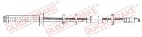 Тормозной шланг 462 мм QUICK BRAKE 32.965