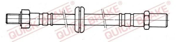 Гальмівний шланг 303 мм QUICK BRAKE 33.101 (фото 1)
