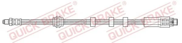 Тормозной шланг 558 мм QUICK BRAKE 35.911 (фото 1)