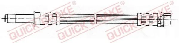 Тормозной шланг 370 мм QUICK BRAKE 37.017 (фото 1)