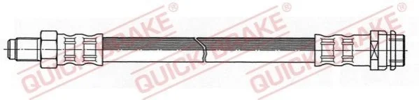 Тормозной шланг 309 мм QUICK BRAKE 37.021 (фото 1)