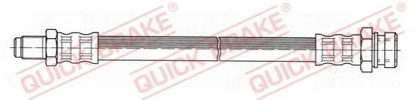 Гальмівний шланг 220 мм QUICK BRAKE 37.023 (фото 1)