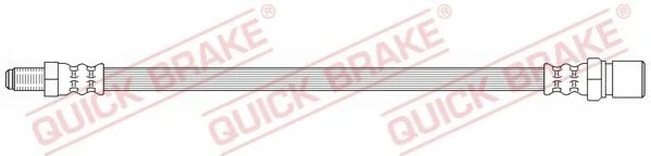Тормозной шланг 210 мм QUICK BRAKE 37.038 (фото 1)