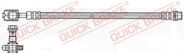 Тормозной шланг 265 мм QUICK BRAKE 50.048X (фото 1)