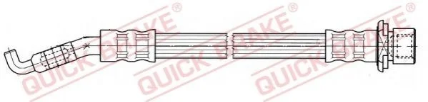 Тормозной шланг 260 мм QUICK BRAKE 50.065 (фото 1)