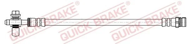 Тормозной шланг 239 мм QUICK BRAKE 50.079X (фото 1)