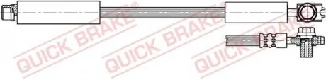 Гальмівний шланг 345 мм QUICK BRAKE 50.402X