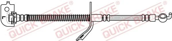 Гальмівний шланг 530 мм QUICK BRAKE 50.886 (фото 1)