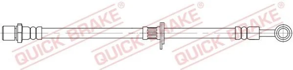 Гальмівний шланг 547 мм QUICK BRAKE 58.817 (фото 1)
