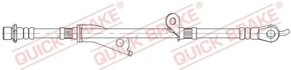Гальмівний шланг 675 мм QUICK BRAKE 58.880 (фото 1)