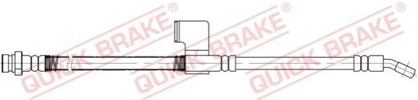 Гальмівний шланг 502 мм QUICK BRAKE 58.885 (фото 1)
