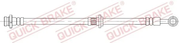 Тормозной шланг 520 мм QUICK BRAKE 58.899 (фото 1)