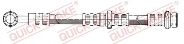 Гальмівний шланг 493 мм QUICK BRAKE 58.968 (фото 1)