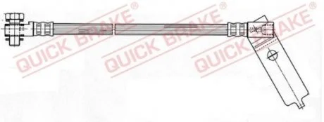 Тормозной шланг 369 мм QUICK BRAKE 59.978X