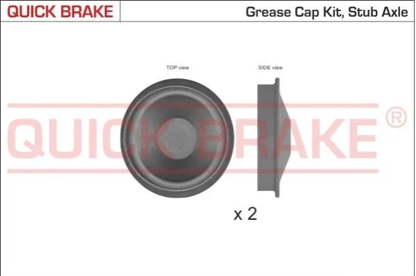 Крышка ступицы колеса V QUICK BRAKE 9828K (фото 1)
