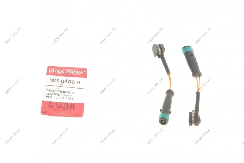 Гальмівні аксесуари QUICK BRAKE WS 0266 A (фото 1)