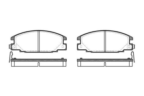 Колодки гальмівні дискові REMSA 0238.04