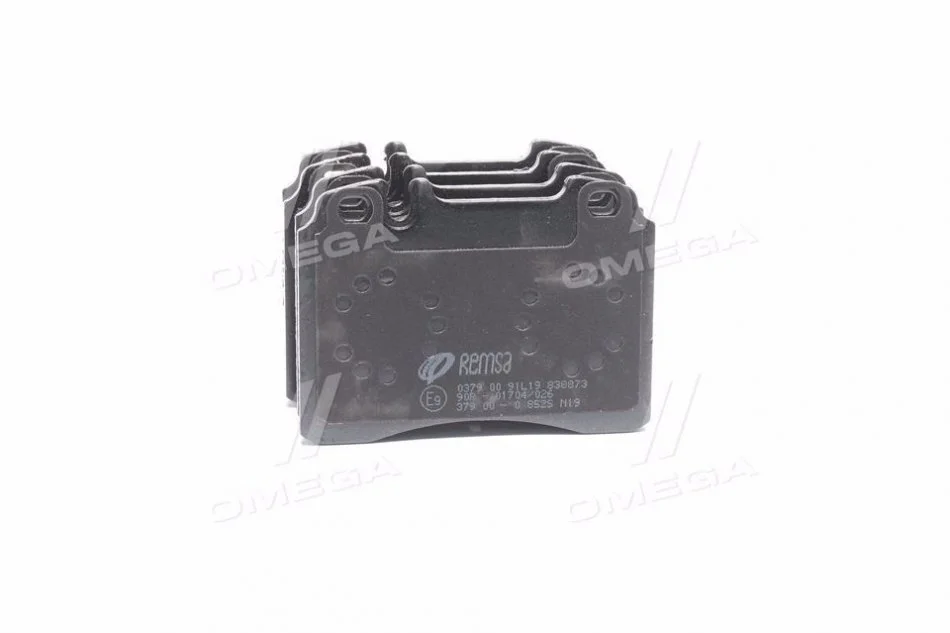 Колодка гальм. диск. MB W201/E-CLASS W124/E-CLASS W210/SL R129 01.1991 - передн. (вир-во) REMSA 0379.00 (фото 1)