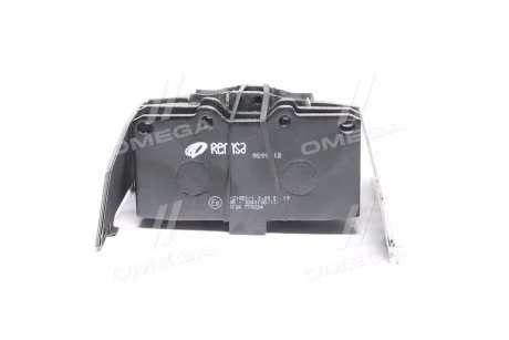 Колодка тормозов. диск. SUBARU FORESTER передн. (выр-во) REMSA 0599.12