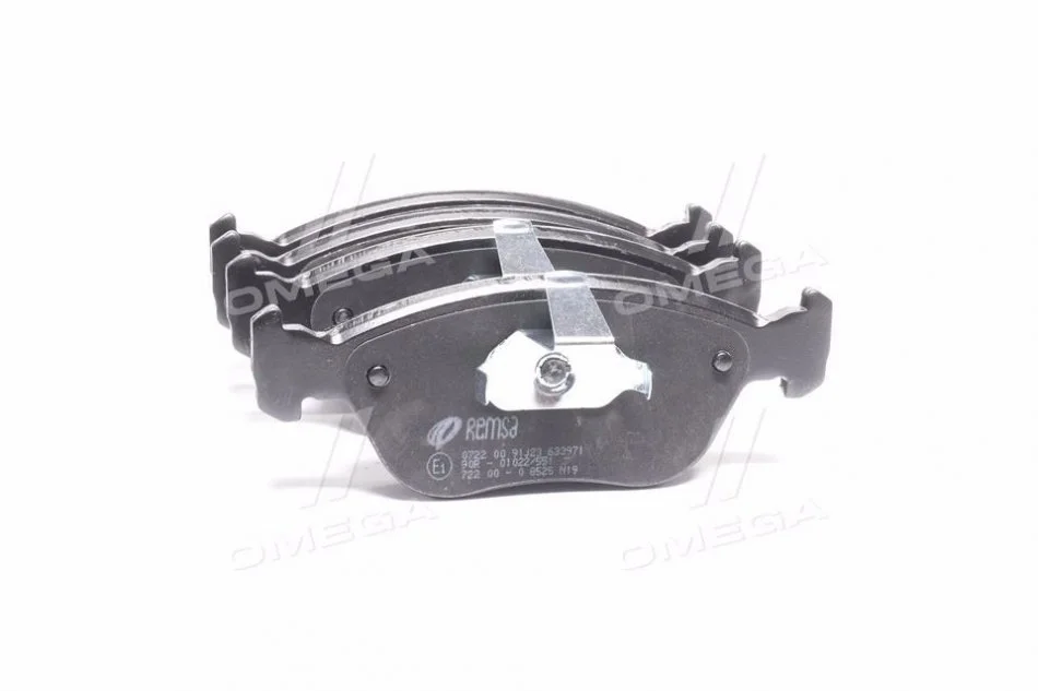Колодка тормозов. диск. VOLVO 850 08.93-12.96, C70/V70 03.97 – передн. (выр-во) REMSA 0722.00 (фото 1)