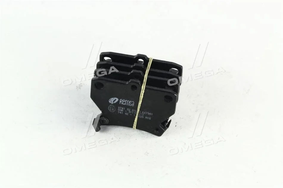 Колодка гальм. диск. TOYOTA COROLLA, YARIS задн. (вир-во) REMSA 0741.02 (фото 1)