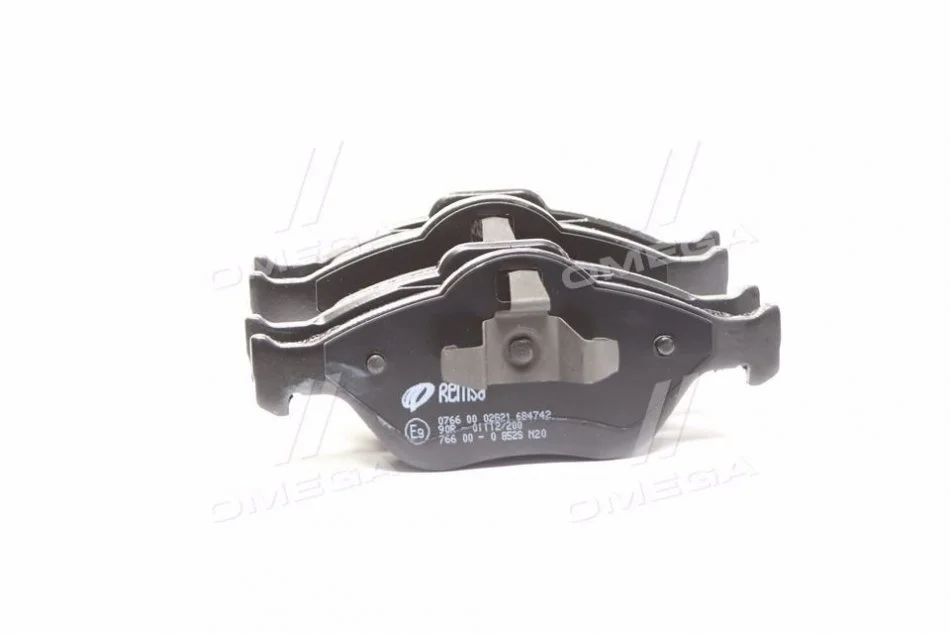 Колодка гальм. диск. FORD FIESTA, FUSION, MAZDA 2 передн. (вир-во) REMSA 0766.00 (фото 1)