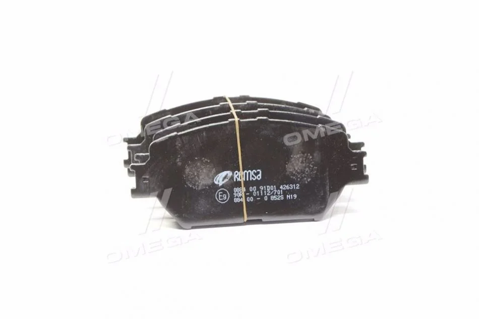 Колодка гальм. диск. TOYOTA CAMRY, передн. (вир-во) REMSA 0884.00 (фото 1)