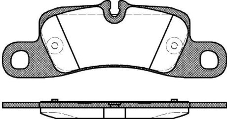 Гальмiвнi колодки REMSA 1379.00 (фото 1)