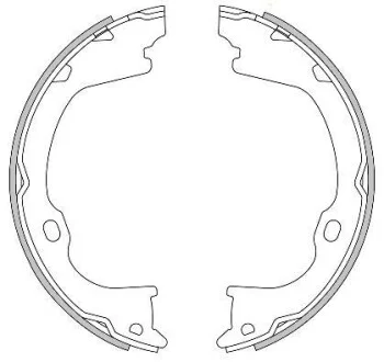 Колодки тормозные барабанные REMSA 4282.00
