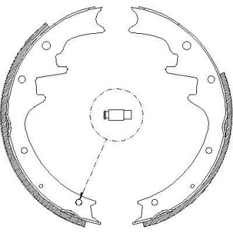 Гальмiвнi колодки (вiр-во) REMSA 4423.00