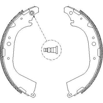 Гальмiвнi колодки REMSA 4650.01