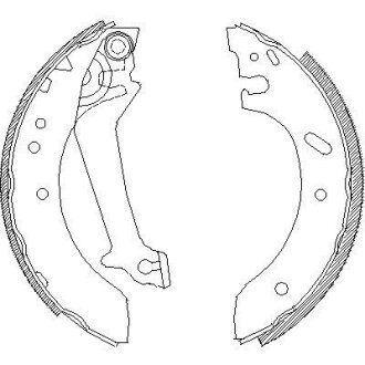 Гальмiвнi колодки REMSA 4670.01