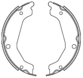 Колодки тормозные барабанные REMSA 4694.00
