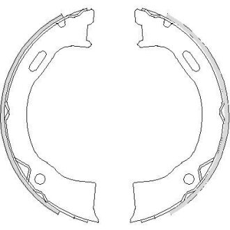 Гальмiвнi колодки REMSA 4695.00