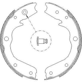 Гальмiвнi колодки REMSA 4709.00