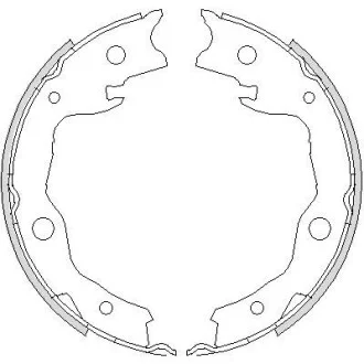 Тормозные колодки задние барабанные REMSA 4752.00