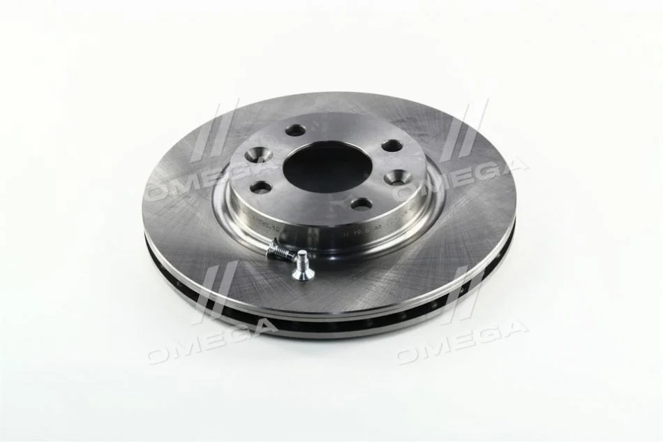 Диск тормозной DACIA LOGAN 1.2 1.5 2012-, SANDERO 2012-, RENAULT CLIO IV 2012- передн. (выр-во REMS REMSA 61535.10 (фото 1)
