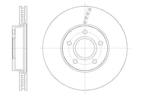 Диск гальмівний VOLVO V40 передн. REMSA 61588.10