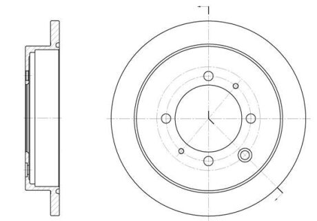 Диск гальмівний REMSA 6907.00