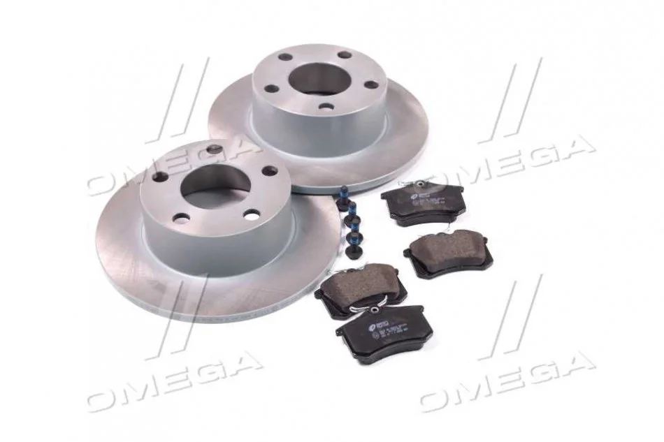 Комплект тормозной задн. AUDI 100, AUDI A6 95-, SKODA SUPERB 02-, VW PASSAT 96- (выр-во) REMSA 8263.00 (фото 1)