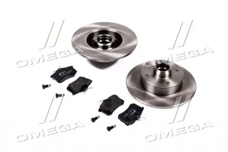 Комплект тормозной задн. SEAT CORDOBA, TOLEDO 01/91-10/99, VW GOLF 08/91-09/97 (выр-во) REMSA 8263.02