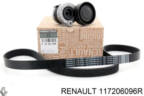 Поликлиновый ремень, комплект RENAULT 117206096R