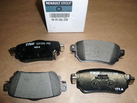 Тормозные колодки задние дисковые RENAULT 440606633R