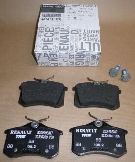 Колодки тормозные дисковые з RENAULT 440661332R