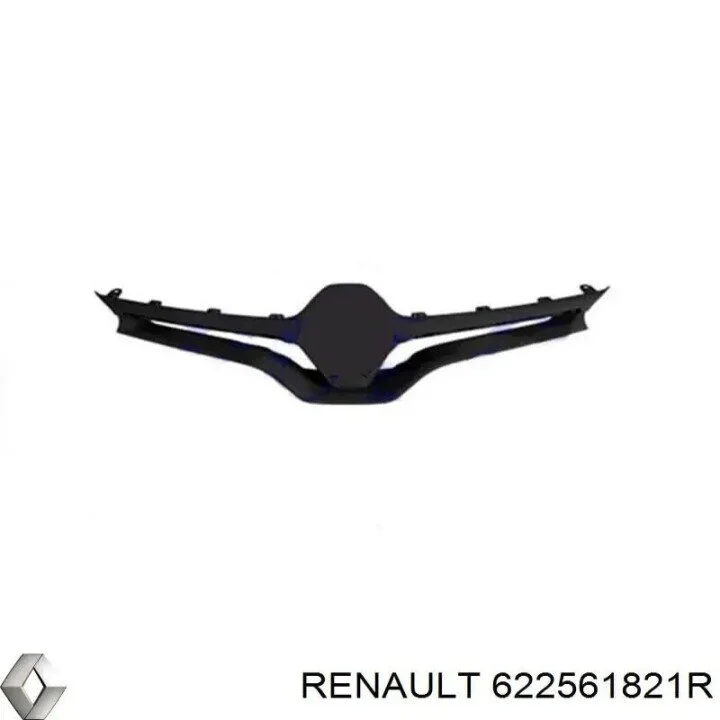 Решетка радиатора передняя RENAULT 622561821R (фото 1)